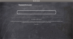 Desktop Screenshot of freemeatwhores.com